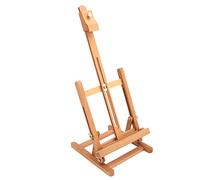 Gonetre Petit Chevalet de Table Réglable en Bois avec Cadre en H, Présentoir D'artiste de Studio, Planche à Dessin Professionnelle, Portable, Compact et Léger pour Artistes, étudiants,