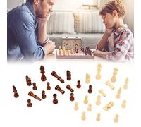 Gonetre Pièces D'échecs Seulement 91 Mm King Hauteur 32 Pcs Deux Couleurs Pions de Jeu D'échecs pour la Fête à Domicile Intelligent 91 Mm