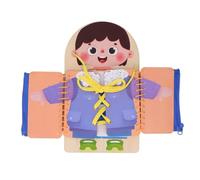 Gonetre Planche d'apprentissage en Bois pour Les Compétences de la Petite Enfance, Planches d'apprentissage Multifonctions pour Les Tout-Petits