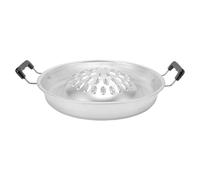 Gonetre Poêle à Barbecue Thaïlandaise 2 en 1 Antiadhésive en Aluminium à Chauffage Uniforme, Poêle à Charbon de Bois pour Cuisine Intérieure et Extérieure, (30 cm / 11,81 Pouces de Couleur d'origine)