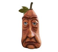 Gonetre Pumpkle Artificielle Décoration d'halloween Faute Citrouille Faute Pumpkin avec Une Expression Riche Haunted House Party Prop Material 10 20 Cm de Haut (Style 2)