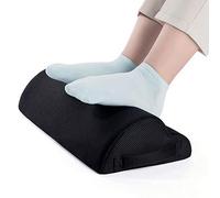 Gonetre Repose-pieds Sous le Bureau, Demi-cylindre Ergonomique, Doux, pour Tabouret, Accessoires de Bureau et de Maison, Noir, 40x20x10cm (Noire)