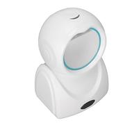 Gonetre Scanner de Code QR de Bureau, CMOS avec Exposition Globale, Décodage Rapide, Balayage Omnidirectionnel de Haute Précision pour Les Centres Commerciaux et Les Supermarchés (Blanc)