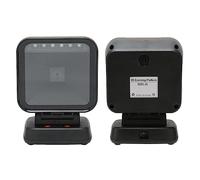 Gonetre Scanner de Codes-Barres de Bureau 2D, Filaire USB avec Grande | Connexion USB Filaire, Mode de Détection Automatique, Angle de Balayage Réglable pour une Utilisation en Magasin, en