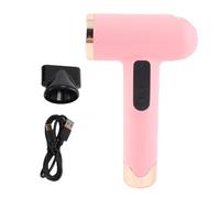 Gonetre seche cheveux sans fil rechargeable en USB, 200W seche cheveux voyage en mini, ionique négatif, 100000 tr/min,silencieux, embout magnétique,pour la maison ou en voyage (Rose)
