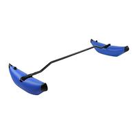 Gonetre Stabilisateur gonflable en PVC pour kayak, canoë et canoë - Accessoire flottant pour bateau, kayak, canoë, pêche, stand up paddling - Blanc, bleu, jaune - 2975 g (bleu)