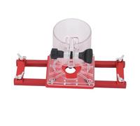 Gonetre Support de Fente de Routeur, Base de Travail du Bois en Alliage D'aluminium pour Tondeuse, avec un Diamètre Intérieur de 65 Mm, une épaisseur de Planche de 0 à 5 Cm