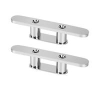 Gonetre Taquet D'amarrage en Acier Inoxydable 316, 10 Pouces, à Base | Tient les Cordes Solidement, Longueur Totale de 240 Mm, Acier Inoxydable 316 Antirouille, Idéal pour les Quais et les ponts.
