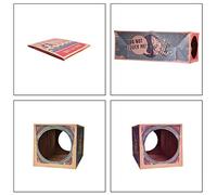 Gonetre Tunnel Pliable en Papier Kraft pour Chat, Jouet Interactif, Cache-Cache, Observation, Amusant pour Les Chats d'intérieur. Matériau : Papier Kraft. : 22 X 22 X 61 cm. (Couleur Assortie)