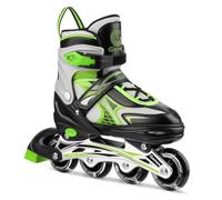 Gonex Roller Enfant Fille Garçon, Rollers Réglables à Roues Lumineuses | Pieds recommandés 28-37, Réglables, Cadre En Aluminium, Roulements ABEC-7, pour Enfants Ados, Patinage Intérieur/Extérieur