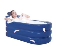 Gonflable Adulte | Bassin de Plongée Pliable en à Glace,Bai gnoire Portable à Gonfler avec Coussin de Bain, ent | pour Gran