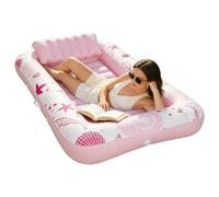 Gonflable de Bronzage - Bouée Flottante Gonflable avec Porte-Gobelet - Lounge Aquatique pour Les Bains de Soleil,pour Adultes, Couples, Familles, Plage, Lac, Résort de Vacances