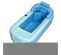 Gonflable,Pliable PVC Gonflable avec Tapis de Siège pour Douche - Spa de Bain pour Hommes Femmes Adolescents Garçons Filles,Femme Fils Fille Jeunes