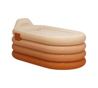 Gonflable,Pompe à Pied Incluse pour Lavage Complet du Corps,Bassine Pliable pour Douche | pour Récupération, Spa, Détente, Sportifs, Personnes, Appartement