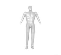 Gonflable pour homme 168 cm en PVC argenté