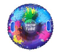 Gonflable pour luge à neige - Plateau avec tubes arctiques, disque coulissant antigel, croisière en vinyle renforcé | Équipement pour aventures sur glace en montagne, véhicule de planeur double impu