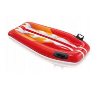 Gonflable Rouge Planche de Surf Body Board Boogie Lilo Matelas Flotteur Piscine