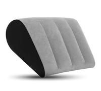 Gonflable Soutien Lombaire Oreillers - Coussin Lombaire Coussins Relève-Jambes Coussin Nuque,Coussin Cervicales Oreiller de Voyage Gonflable Repose Tete Pillow Coussin de Lecture Coussin Dos(Gris)