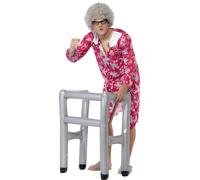 Gonflable Zimmer Cadre Gravité Grand-Mère Cerf Nuit Accessoire Déguisement