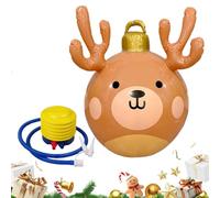 Gonflables De Noël pour Extérieur | Élan de Noël Géant - Ballons Gonflables pour Décorations Extérieures | pour la Cour l'arbre Le Porche la pelouse l'extérieur Le Jardin Le Patio l'arrière-Cour