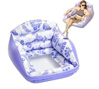Gonflables Flotteurs pour Adultes Chaise Lounge Flottante en