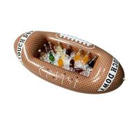 Gonflatable Cooler For Pool | Blow Up PVC Drink Containers Ice Tray | Football Ice Serving Bar | Summer Sport Birthday Game Beer Food Picnic