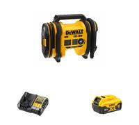 Gonfleur 18V XR DCC018N-XJ + 1 batterie 18V 5 Ah + 1 chargeur DCB1104-QW DEWALT