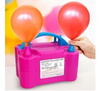 Gonfleur Ballon Electrique MISS - 600W Rose - Deux Buses d'air - Portable