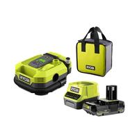 Gonfleur-compresseur Ryobi One+ 18v Batterie Chargeur Et Sacoche Rmi18-1c20sl