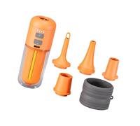 Gonfleur d ' air Portable avec 5 Buses et Lampe de Tente LED | Gonfleur d ' air compact sans fil avec lumière de tente LED pour tapis de repos, équipement de, oreillers