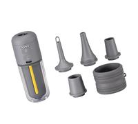 Gonfleur d ' air Portable avec 5 Buses et Lampe de Tente LED | Gonfleur d ' air compact sans fil avec lumière de tente LED pour tapis de repos, équipement de, oreillers