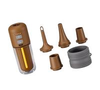 Gonfleur d ' air Portable avec 5 Buses et Lampe de Tente LED | Gonfleur d ' air compact sans fil avec lumière de tente LED pour tapis de repos, équipement de, oreillers