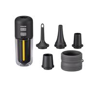 Gonfleur d ' air Portable avec 5 Buses et Lampe de Tente LED | Gonfleur d ' air compact sans fil avec lumière de tente LED pour tapis de repos, équipement de, oreillers