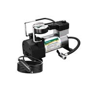 Gonfleur d'Air Portable pour Voiture 12V 120W 250 PSI avec Manomètre Analogique Noir / Argent