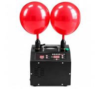Gonfleur de ballon électrique avec double buse, minuterie numérique, compteur et mémoire pour une décoration de fête sans effort