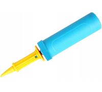 Gonfleur de ballons à main, jaune et bleu, plastique, 28 cm