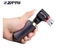 Gonfleur De Co2 Pour Vélo De Route Et De Montagne, Pompe À Pneu + Manchon Isolé Pour Valve Presta, Pas De Cartouches De Co2 Incluses