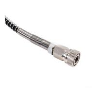 Gonfleur de plongée G5/8 pour tube à ressort complet de 61 cm, manomètre de 6000 PSI pour remplissage de cylindre de plongée et transfert de gaz, conversion L vers S, assemblage de tuyau en alliage
