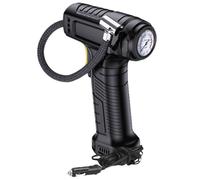 Gonfleur de pneu 12 V DC, pompe à pneu de voiture filaire à gonflage rapide avec détection lumière et pression, pompe air d'arrêt automatique avec 2 buses pour voiture, vélo