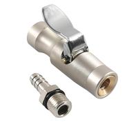 Gonfleur de pneu à connexion rapide - Raccord de gonflage d'un quart de pouce, mandrin à air mat | Coupleur de mécanique à clip sécurisé pour l'entretien automatisé des pneus de voiture