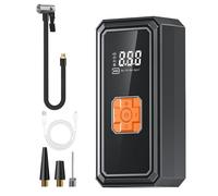 Gonfleur de Pneu Auto - Compresseur Sans Fil avec Éclairage,Pompe à Air Portable pour Pneus de Voiture - pour Vélo Moto SUV Berline Jouets Gonflables Bouées Camping Extérieur Réparation