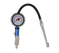 Gonfleur de Pneu Auto-serrant à 12 Bars, Pistolet à Pression de Pneu avec Manomètre et Connecteur D'air Rapide pour un Gonflage Facile et Efficace des Pneus, Matériau en Alliage
