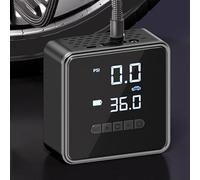 Gonfleur de pneu compact efficace, compresseur d'air avancé 150 PSI avec batterie intégrée et éclairage LED (B)