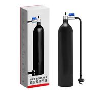 Gonfleur de Pneu de Vélo,Cylindre De Gonflage Renforcé | Compresseur de Pneus Portable 13,8 Bar pour VTT et Vélo de Route Cyclistes avec Pompe Intégrée