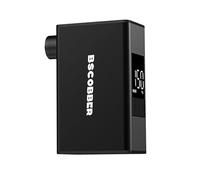 Gonfleur de pneu de vélo électrique portable 150 PSI avec batterie numérique légère à une main, batterie haute capacité, charge rapide, écran LED, affichage PSI bar pour un gonflage efficace