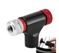 Gonfleur de pneu de vélo - Mini pompe en métal, contrôle rapide de l'air, outil de voyage léger, siège de valve sûr | Prend en charge le gonflage des pneus en cas d'urgence lors du vélo de route et de