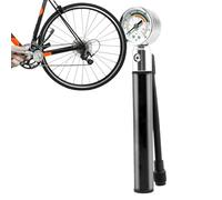 Gonfleur de Pneu de vélo - Pompe à air Portable Haute Pression Conception légère en d'aluminium | Pompe à air de vélo avec jauge de Pression d'air Flateur de durabilité élevée avec scène de