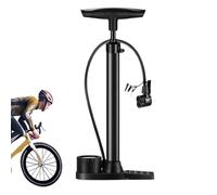 Gonfleur de Pneu de vélo Portable pour vélo - Pompe à vélo Haute Pression - Gonfleur de Pneu avec Affichage numérique - Pompe à air Manuelle électrique - Accessoires de Cycle de Sol pour