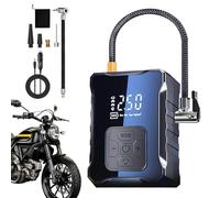 Gonfleur de pneu de voiture - Gonfleur de voiture portable - Gonfleur électrique puissant - Pompe à air multifonction avec écran LCD - Compresseur d'air portable avec gonflage rapide pour pneus de
