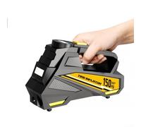 Gonfleur de pneu de voiture portable 12 V avec affichage numérique de la pression, arrêt automatique, lumière LED pour la visibilité et pompe à compresseur d'air puissant jusqu'à 150 PSI